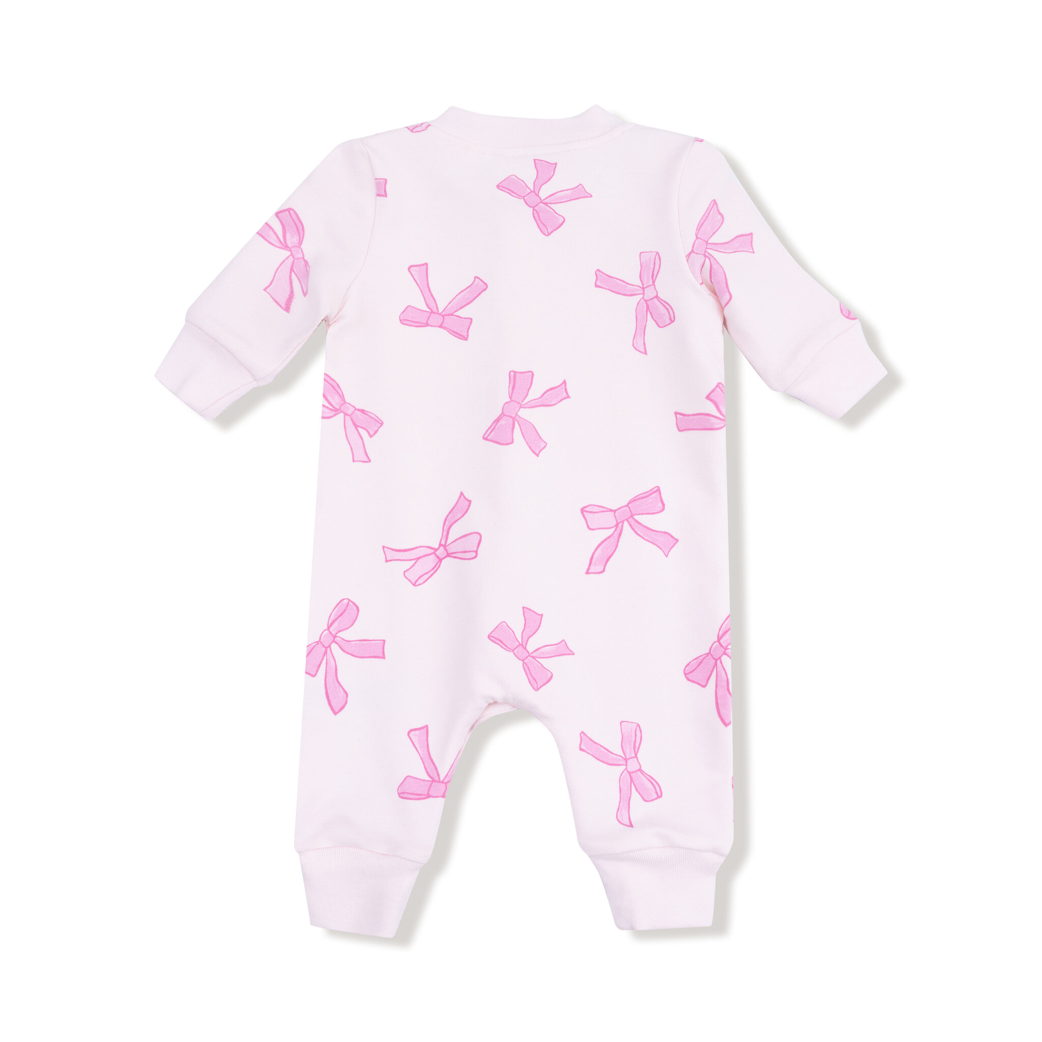 Angel Dear Angel Dear Pretty Bows French Terry Romper
