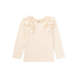 Tea Collection Tea Long Sleeve Lace Trim Top