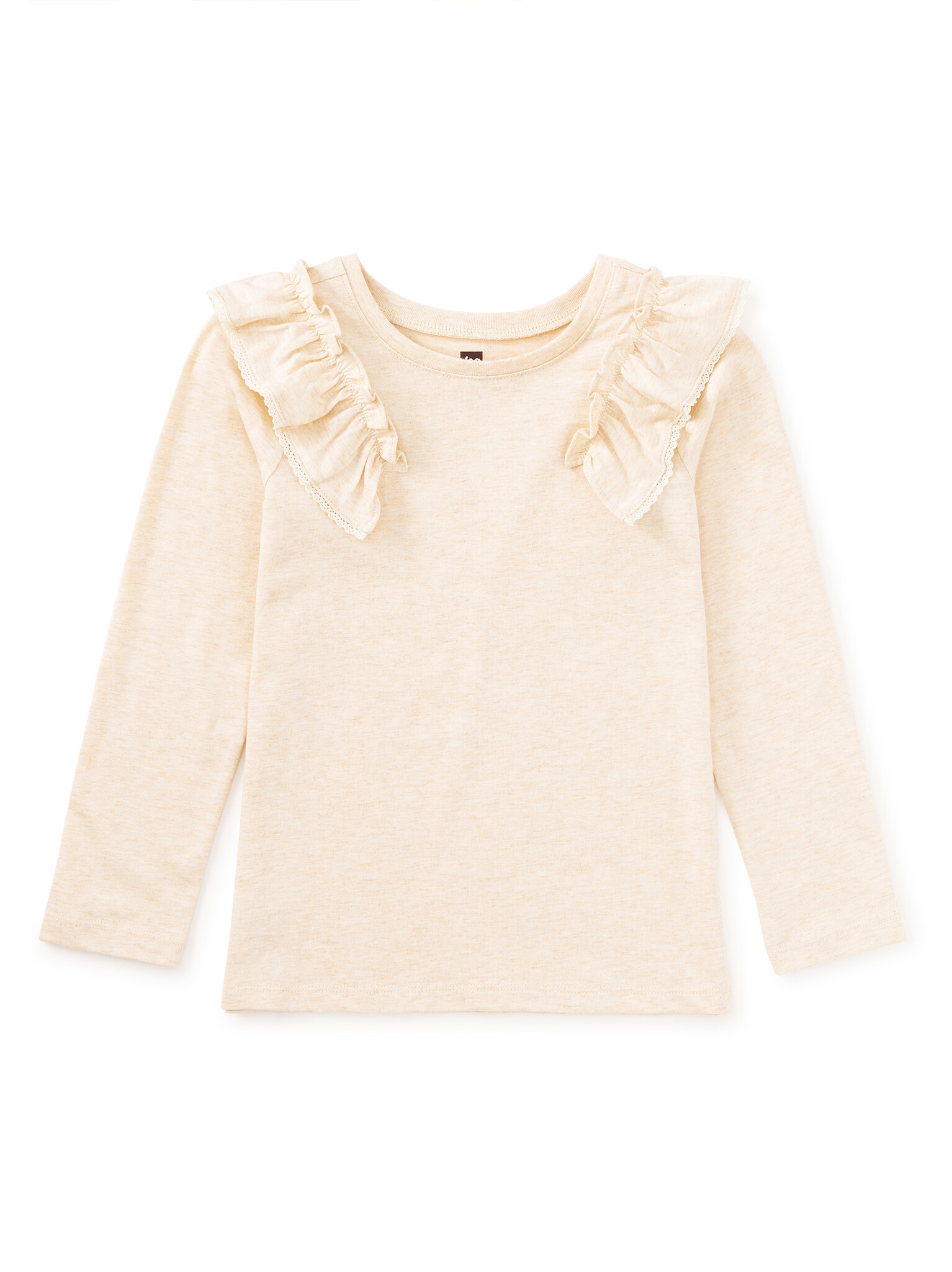 Tea Collection Tea Long Sleeve Lace Trim Top