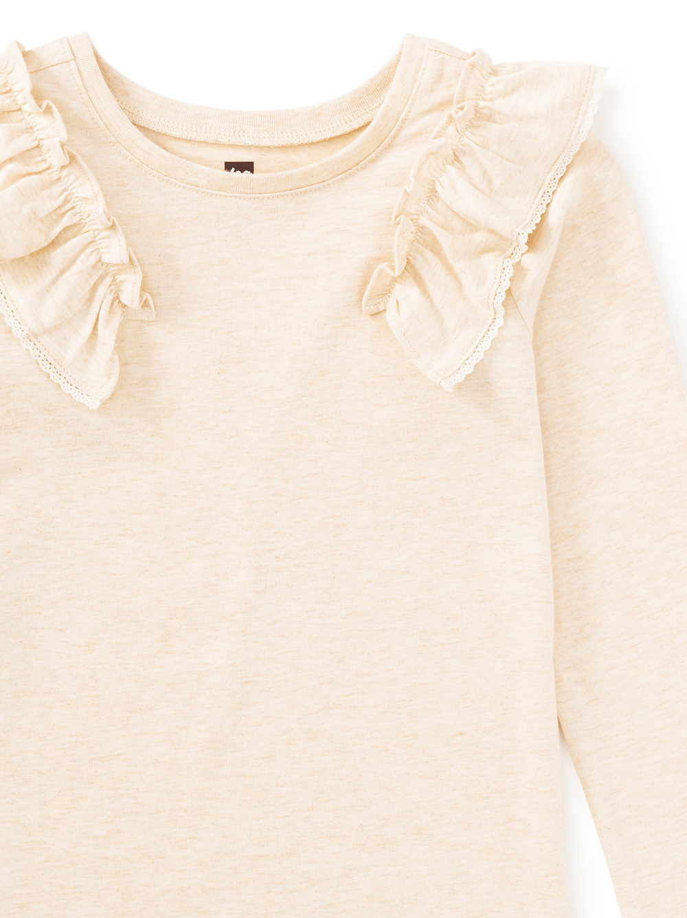 Tea Collection Tea Long Sleeve Lace Trim Top