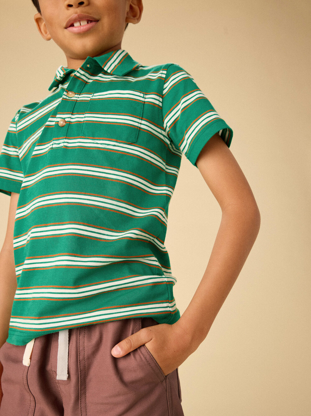Tea Collection Tea Striped Polo