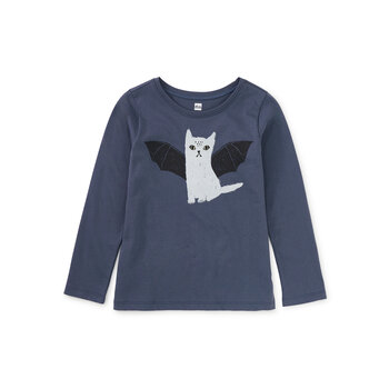 Tea Collection Tea Cat Bat Graphic Tee