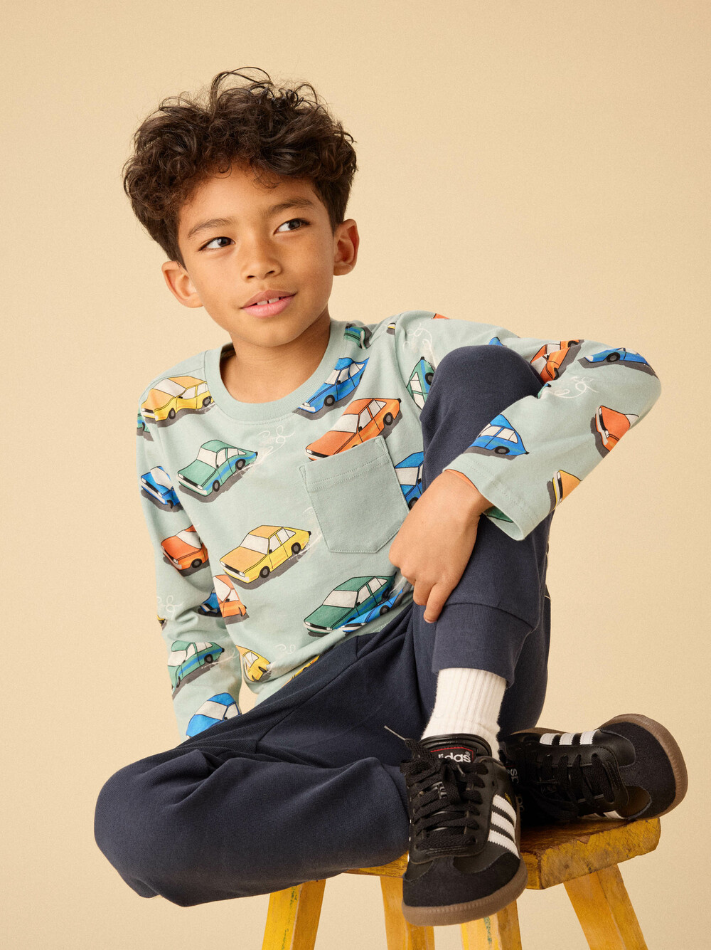 Tea Collection Tea Long Sleeve Printed Tee