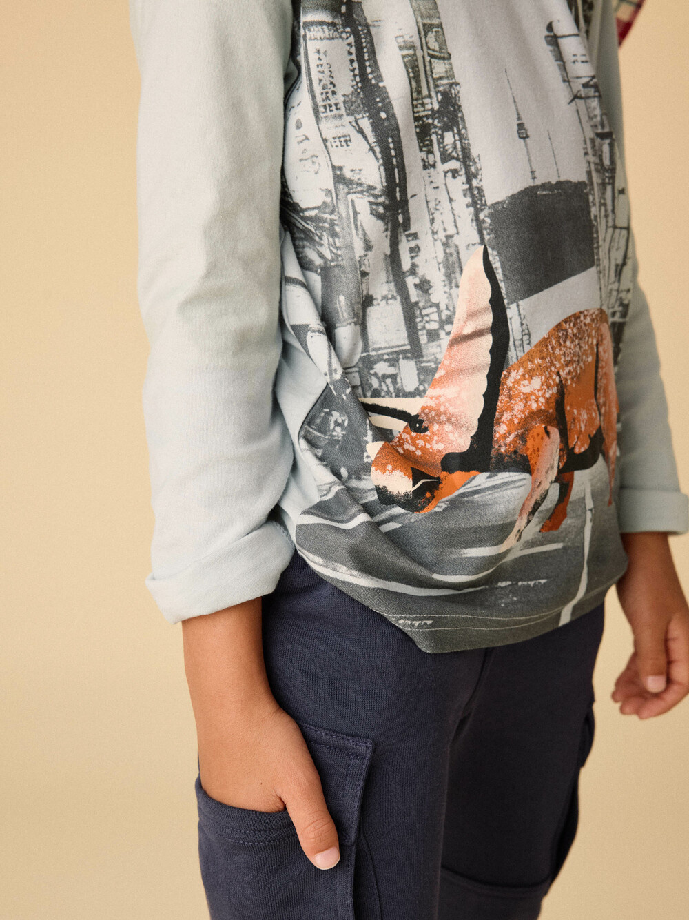 Tea Collection Tea Dino in Seoul Graphic Tee