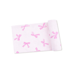 Angel Dear Angel Dear Pretty  Bows Swaddle Blanket