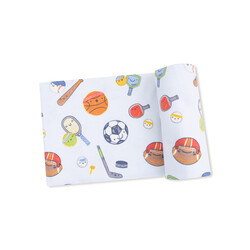 Angel Dear Angel Dear Sports Ball Friends Swaddle Blanket