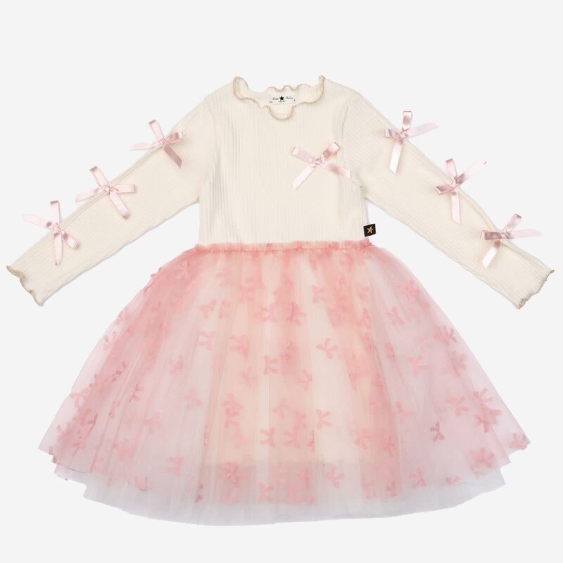 Petite Hailey Petite Hailey Bow Ribbon Tutu Dress