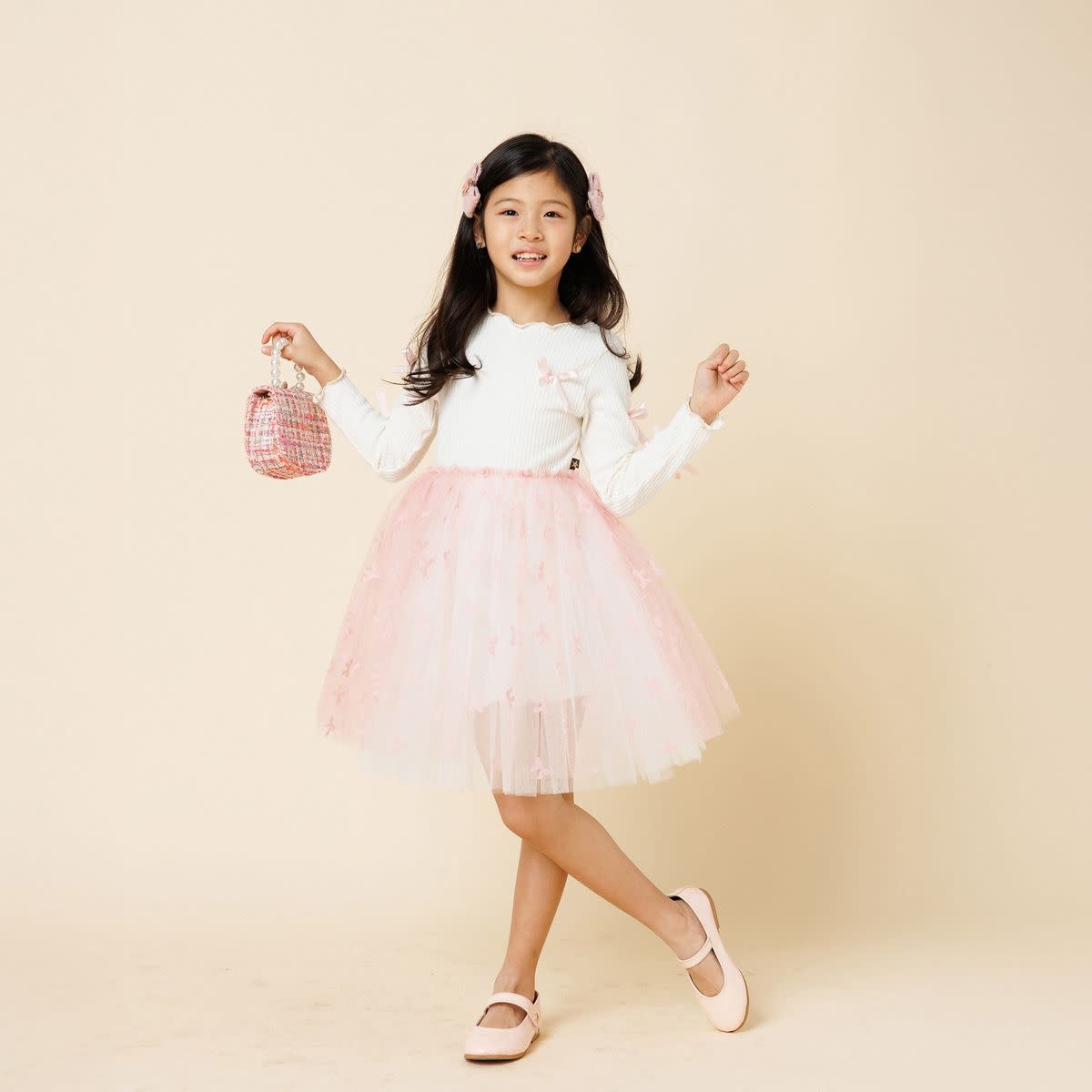 Petite Hailey Petite Hailey Bow Ribbon Tutu Dress