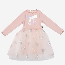 Petite Hailey Petite Hailey Opal Bow Tutu Dress