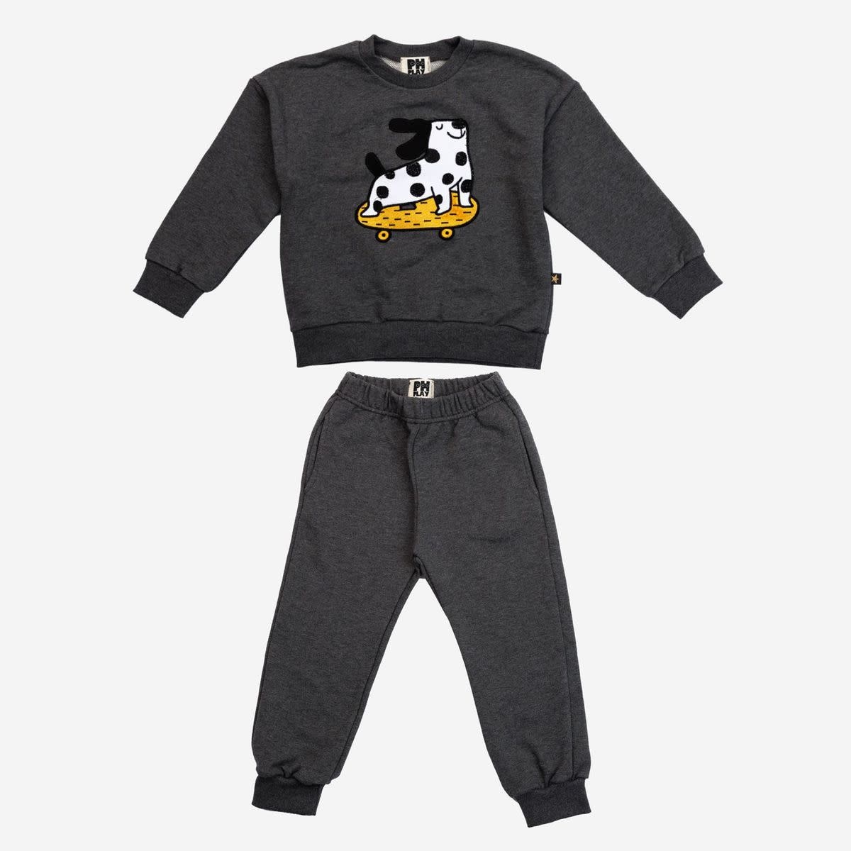 Petite Hailey Petite Hailey Winston Dog Sweatshirt Set