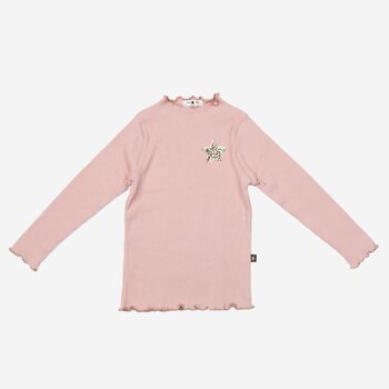 Petite Hailey Petite Hailey Ribbed Star Patched Top