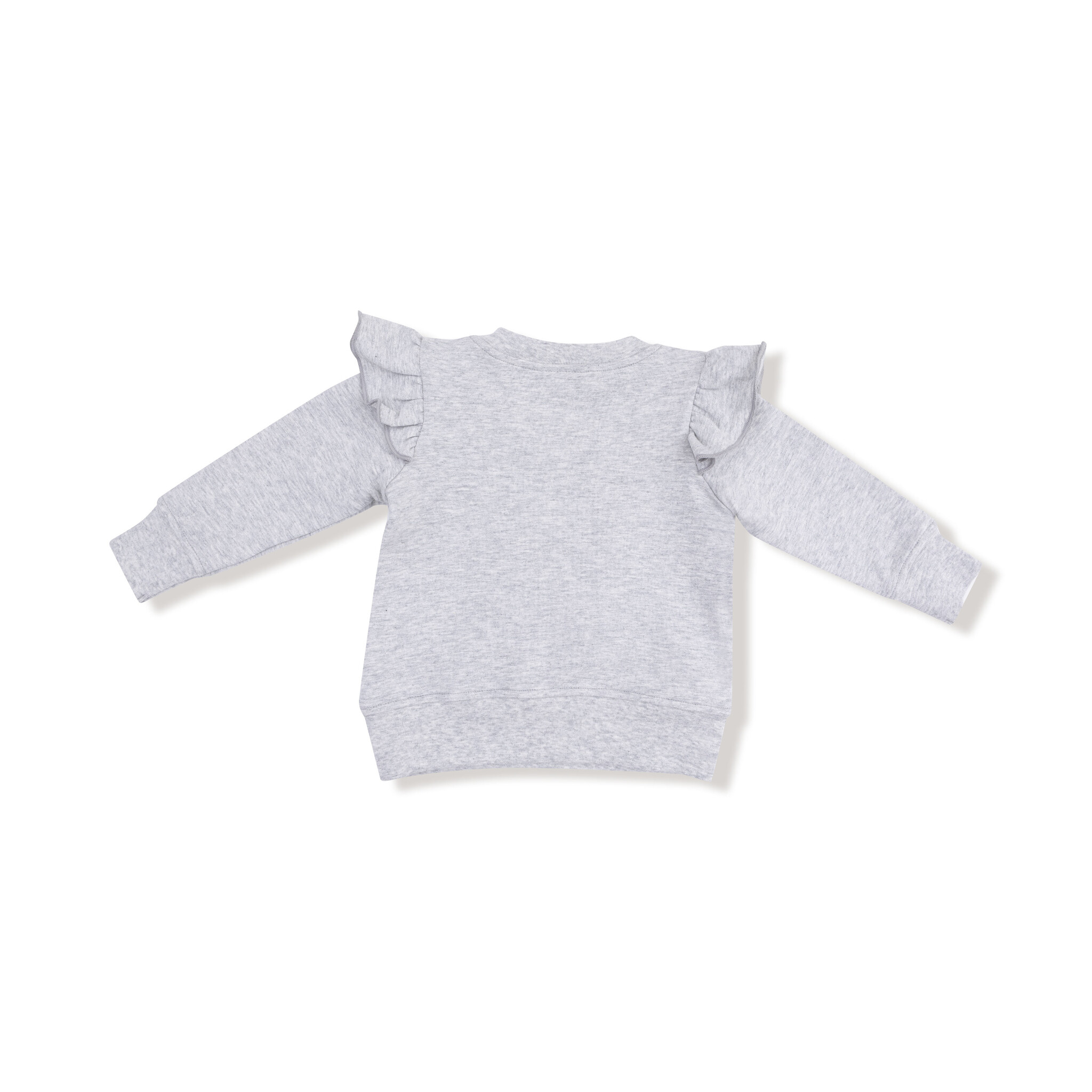 Angel Dear Angel Dear Varsity French Terry Sport Ruffle Sweatshirt