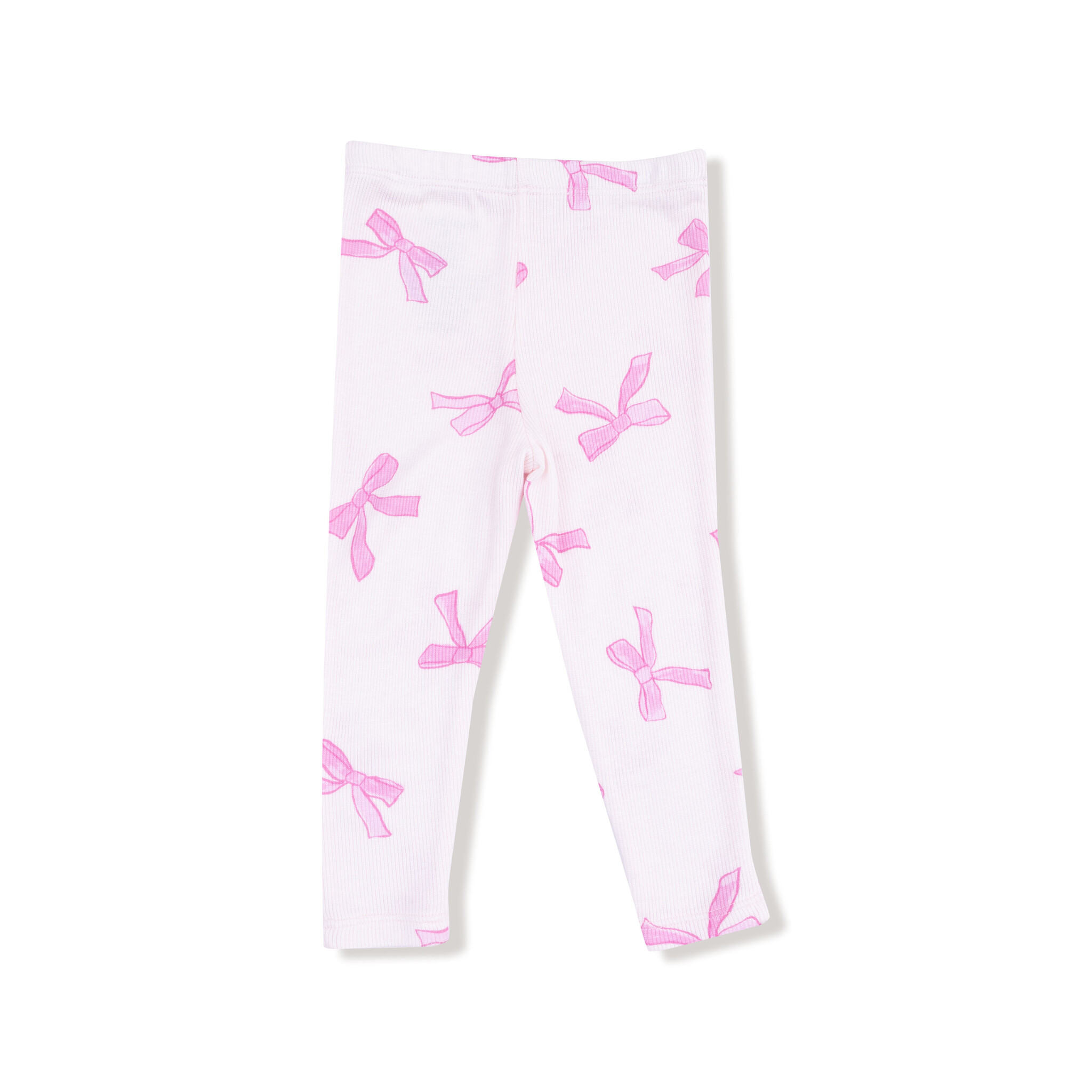 Angel Dear Angel Dear Pretty Bows Sweatshirt w/ Tulle Ruffle & Ribbed Legging