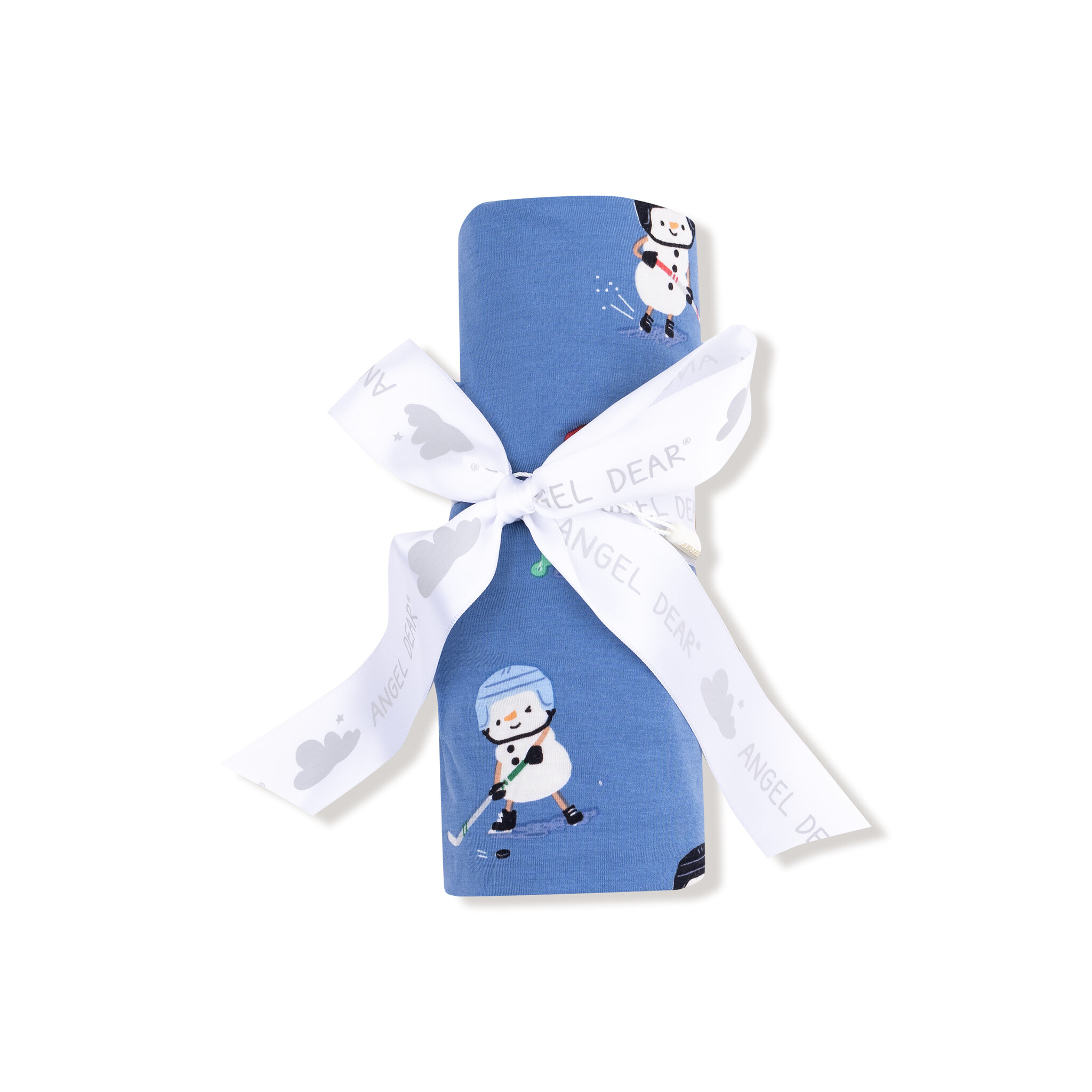 Angel Dear Angel Dear Snow Folks Ice Hockey Swaddle Blanket
