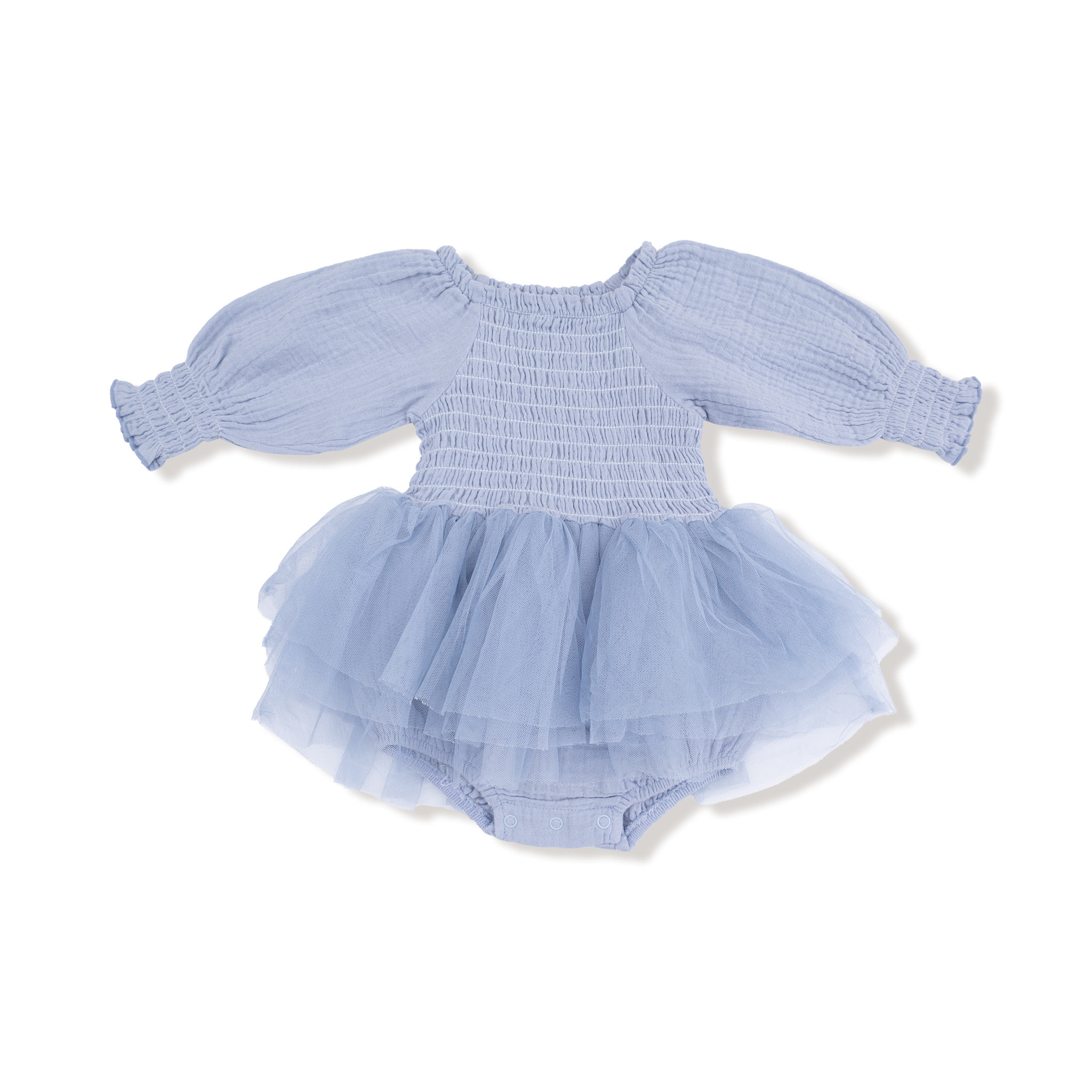 Angel Dear Angel Dear Muslin Smocked Bubble w/Tutu
