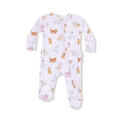 Angel Dear Angel Dear Fancy Pets 2-Way Zipper Ruffle Footie