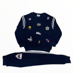 Lola & the Boys Lola & The Boys Varsity Patch Jogger Set