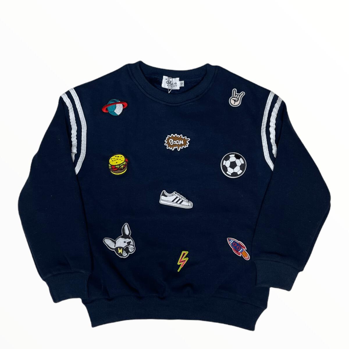 Lola & the Boys Lola & The Boys Varsity Patch Jogger Set