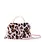 OMG Accessories Pink Leopard Plush Top Handle Mini Bag