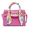 Crocodile Scarf Handbag- Hot Pink