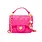 Tiny Quilted Ballet Charm Handbag- Hot Pink