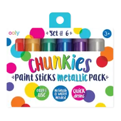 ooly Ooly Chunkies Paint Sticks Metallic set of 6