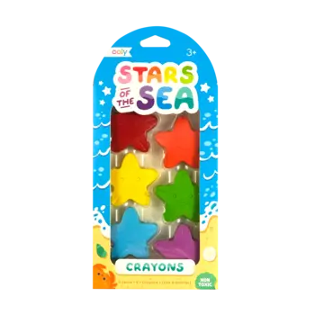 ooly Star of the Seas Crayons - Set of 6