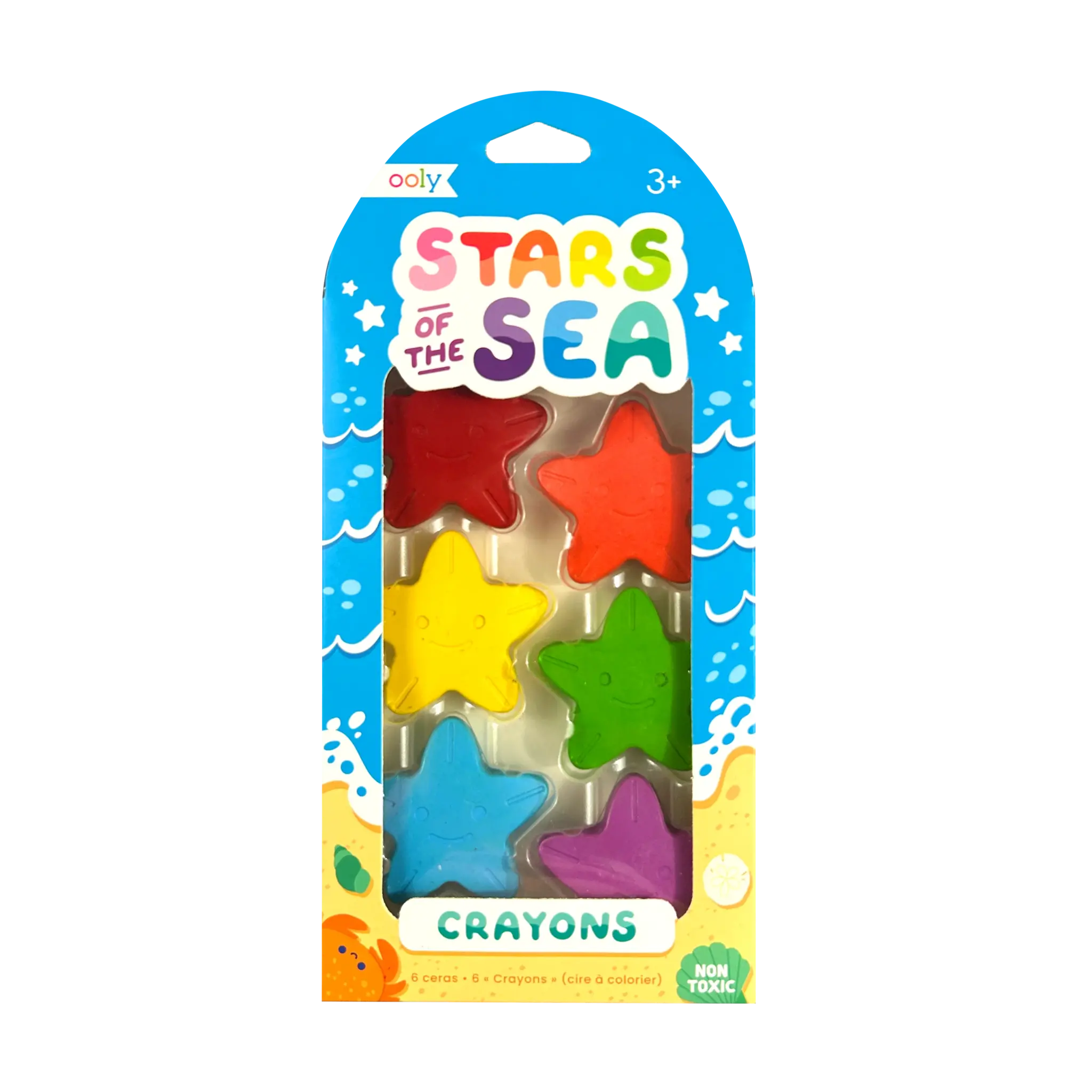 ooly Star of the Seas Crayons - Set of 6