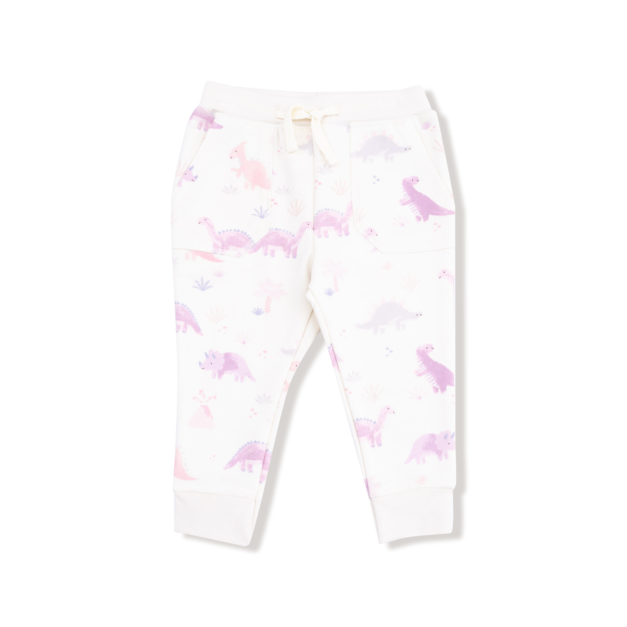 Angel Dear Angel Dear Soft Dinos Ruffle Sweatshirt & Legging Set