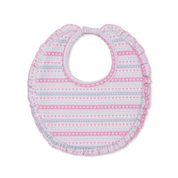 kissy kissy Kissy Kissy Baby Elephant Hearts Bib
