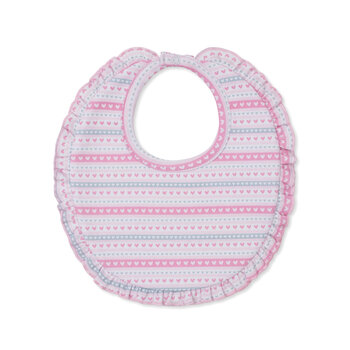 kissy kissy Kissy Kissy Baby Elephant Hearts Bib