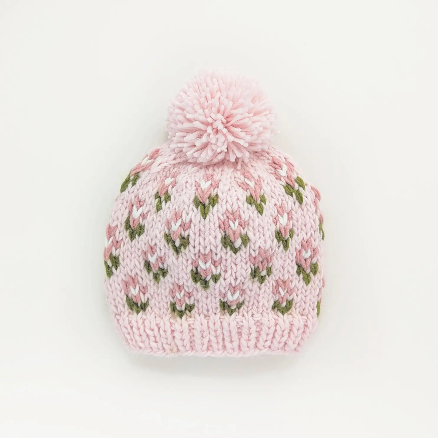 Huggalugs Huggalugs Bitty Blooms Blush Beanie Hat