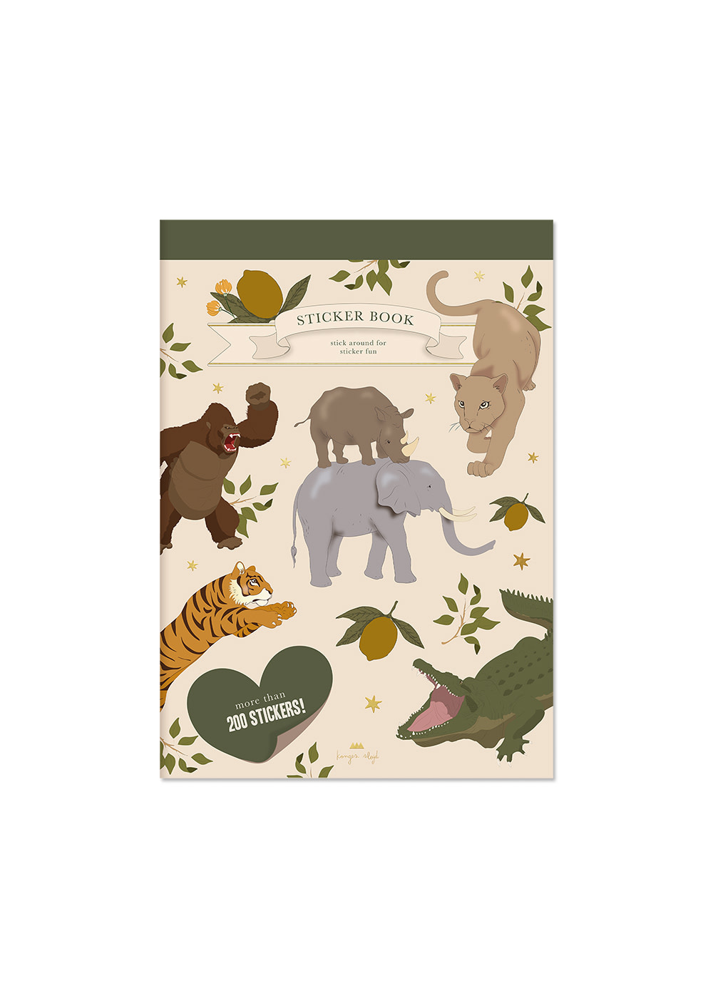 Konges Sløjd Konges Sløjd A Sticker a Day - Tiger