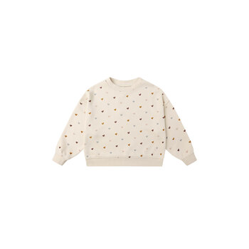 Rylee and Cru Rylee & Cru Hearts Boxy Pullover