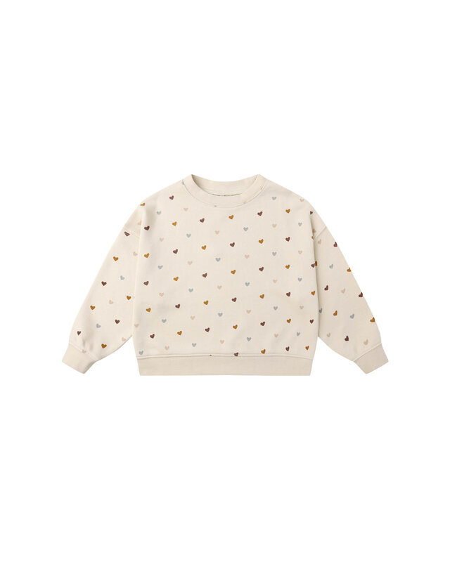 Rylee and Cru Rylee & Cru Hearts Boxy Pullover
