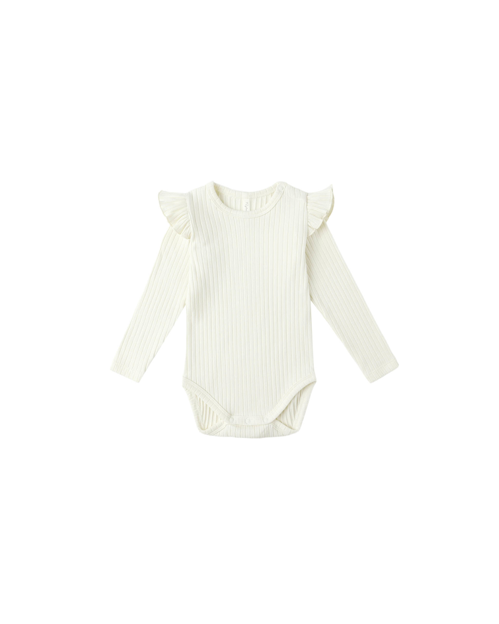 Rylee and Cru Rylee & Cru Shoulder Ruffle Bodysuit