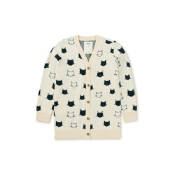 Tea Collection Tea Long Iconic Cat Cardigan