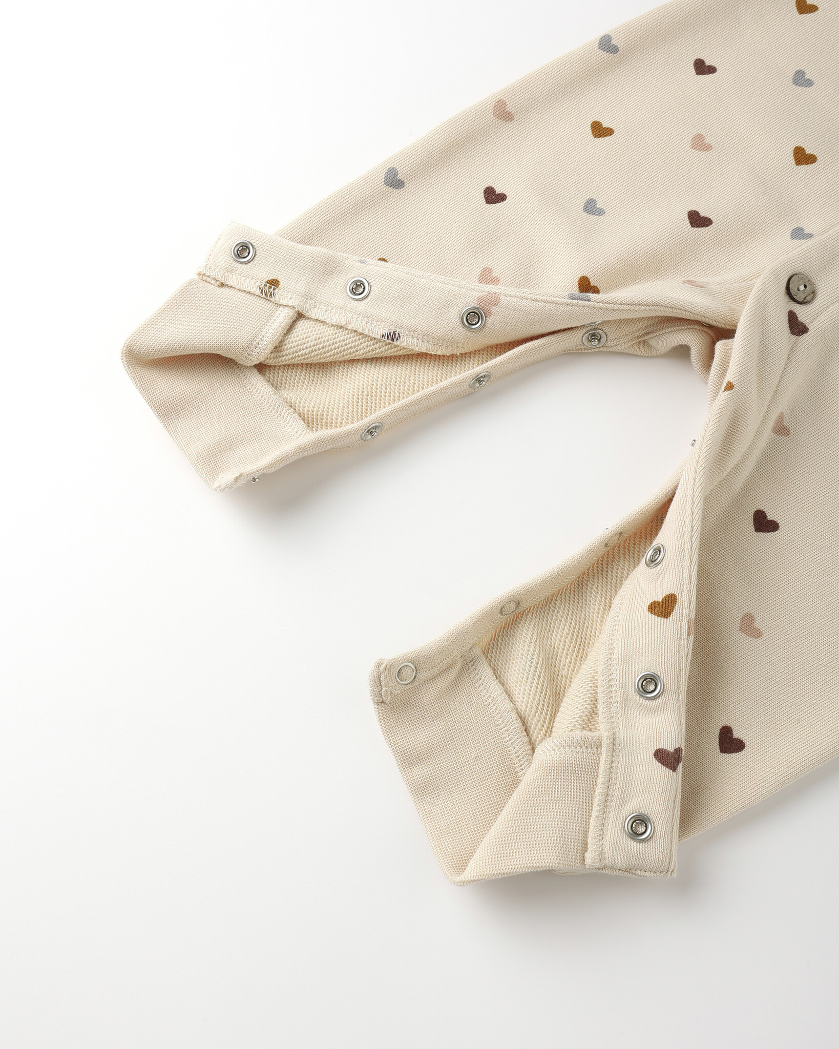 Rylee and Cru Rylee & Cru Hearts Button Down Jumpsuit