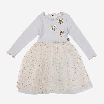 Petite Hailey Petite Hailey Glitter Three Star Tutu Dress