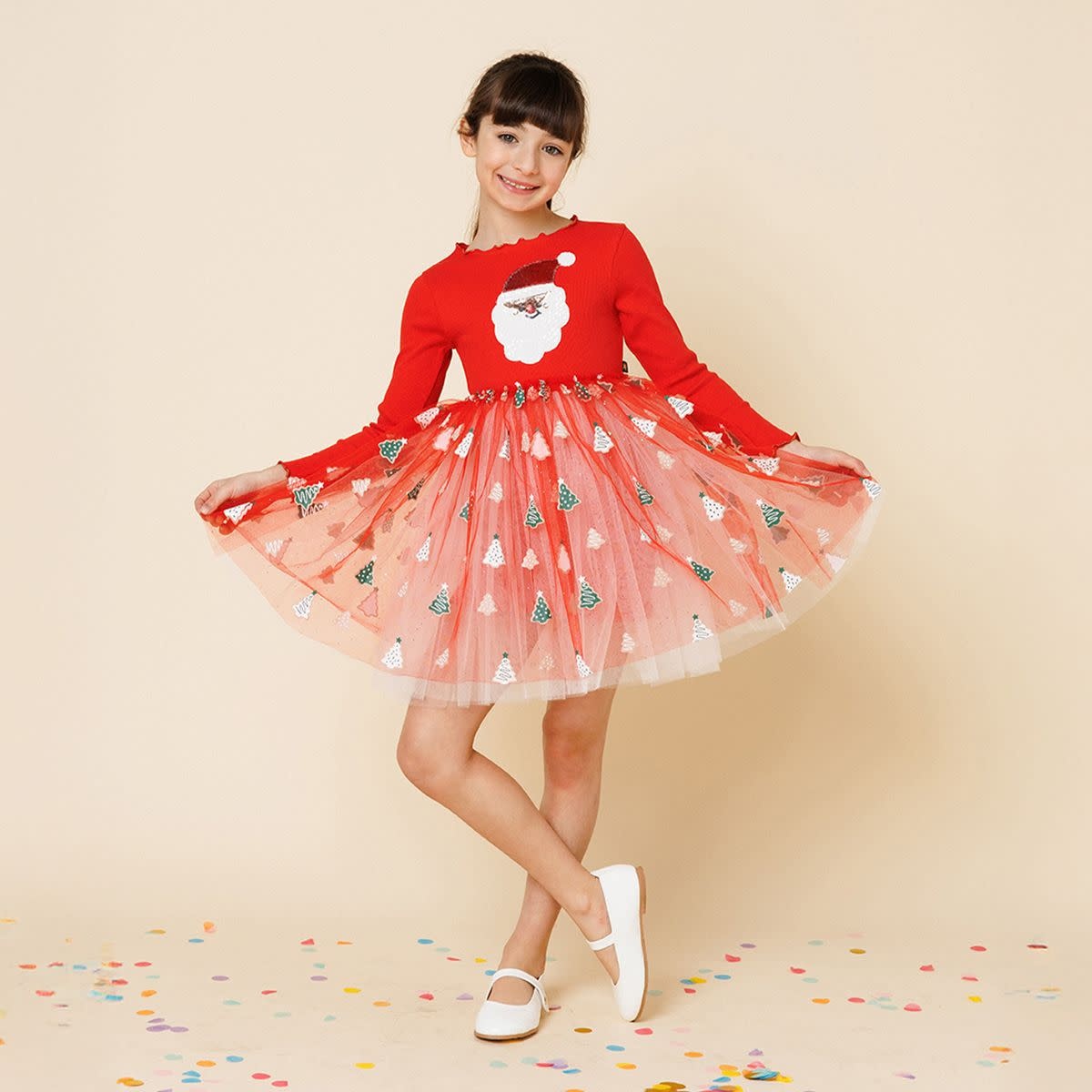 Petite Hailey Petite Hailey Santa Tutu Dress