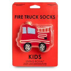 Living Royal 3D Packaged Crew Socks - Kids - Fire Truck