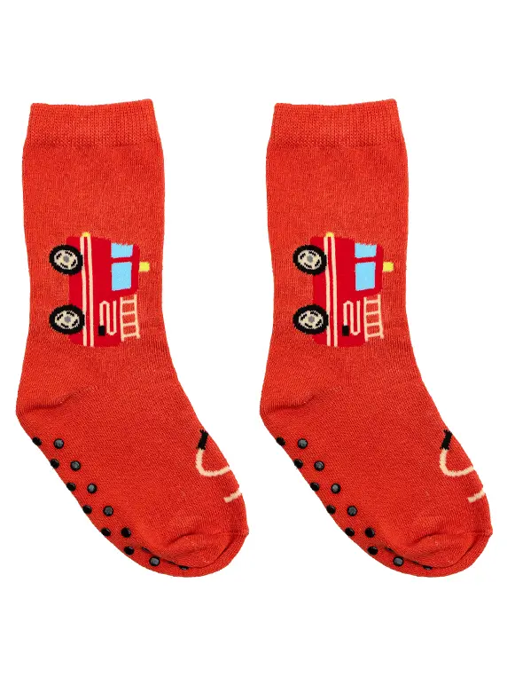 Living Royal 3D Packaged Crew Socks - Kids - Fire Truck