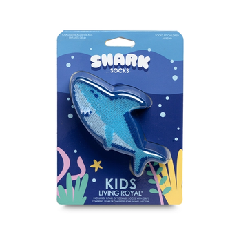 Living Royal 3D Packaged Crew Socks - Kids - Shark