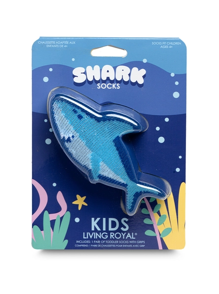 Living Royal 3D Packaged Crew Socks - Kids - Shark