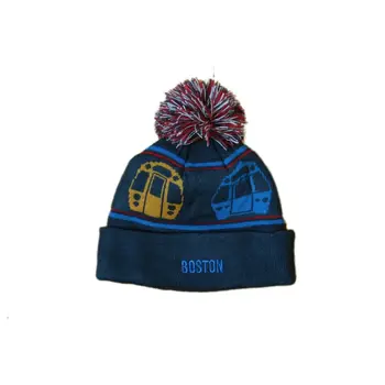Sidetrack Sidetrack Boston MBTA Pom Pom Hat 3-7y