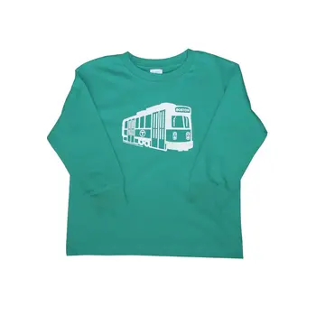 Sidetrack Sidetrack Boston MBTA Green Line Long Sleeve T-Shirt