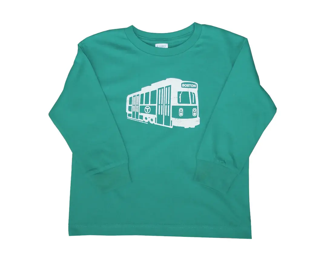Sidetrack Sidetrack Boston MBTA Green Line Long Sleeve T-Shirt