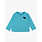 RuffleButts Rufflebutts Bat Knit Long Sleeve Henley Tee