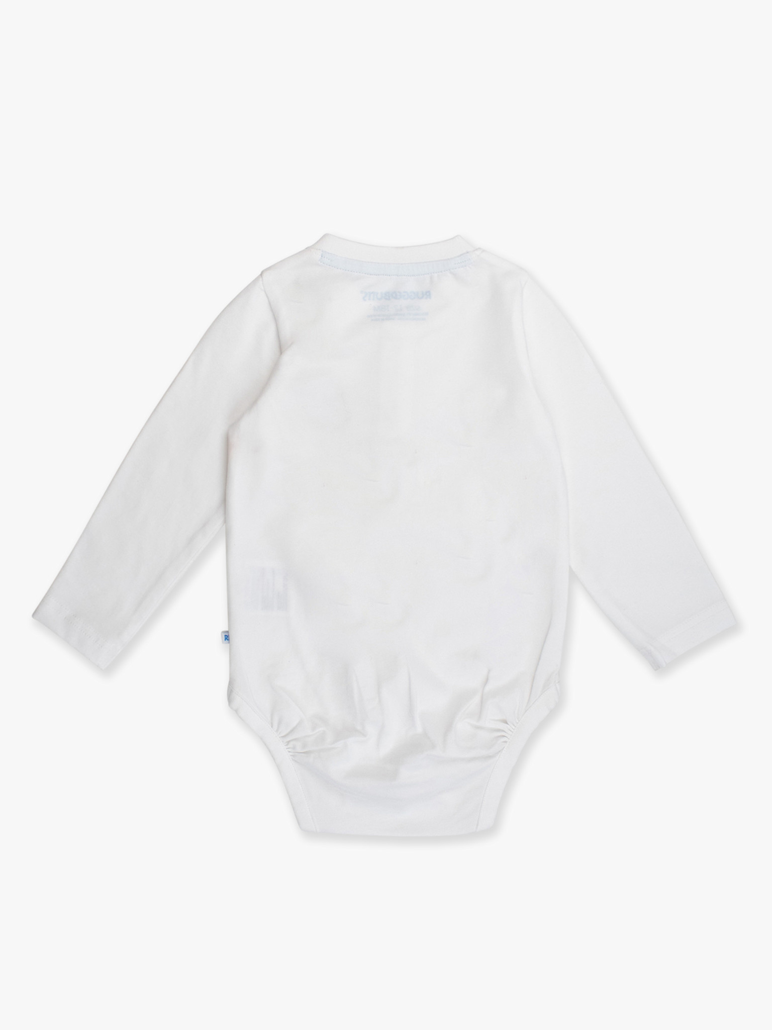 RuffleButts Rufflebutts Football Knit Long Sleeve Henley Bodysuit