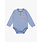 RuffleButts Rufflebutts Pumpkin Knit Long Sleeve Henley Bodysuit